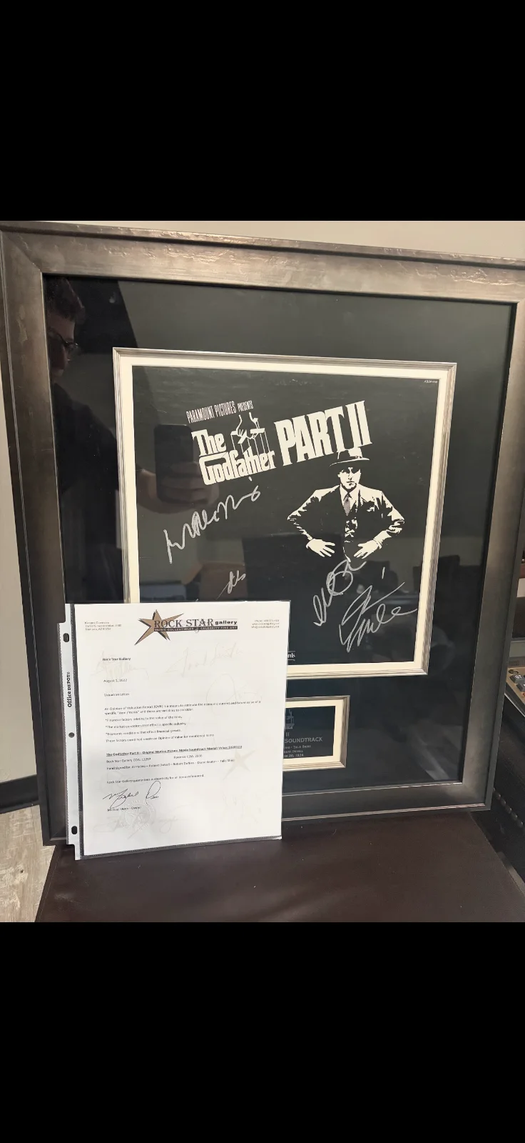 movie signed memorabilia Godfather, Scarface, Frank Sinatra, image 2
