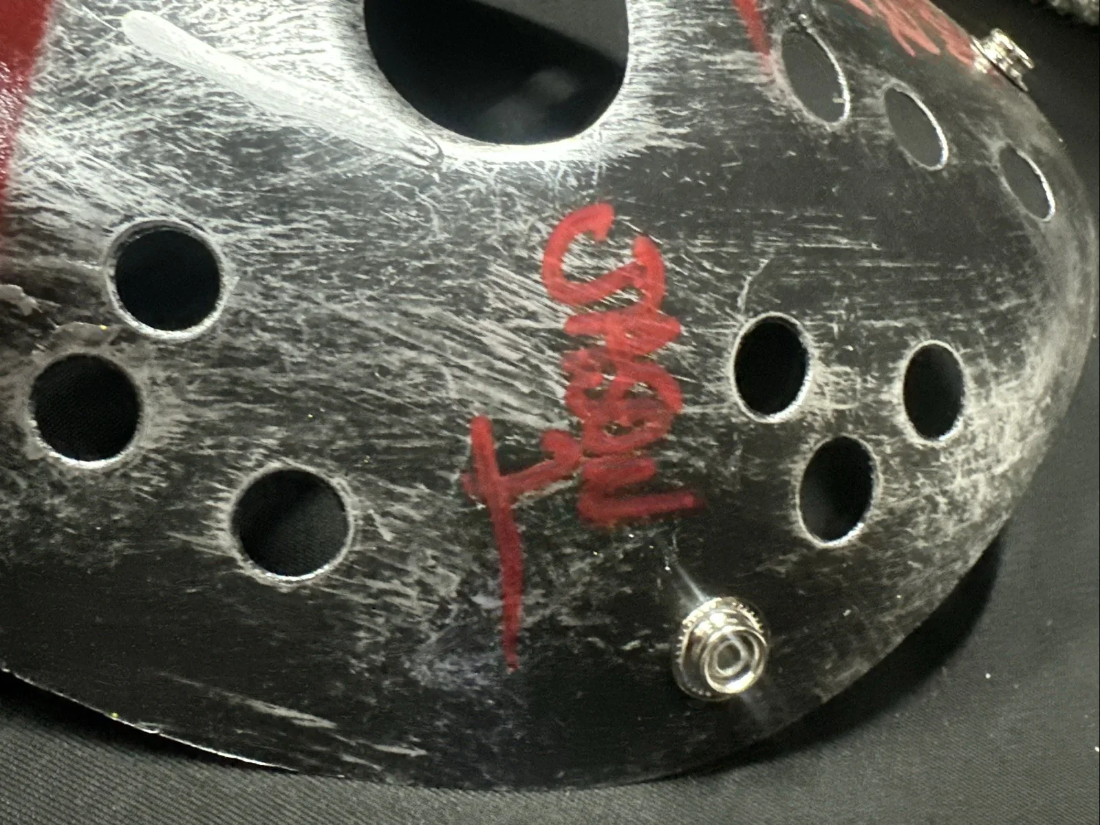 Ari Lehman Signed Jason 1 Friday The 13th Hockey Mask Silver Mask JSA COA, image 3
