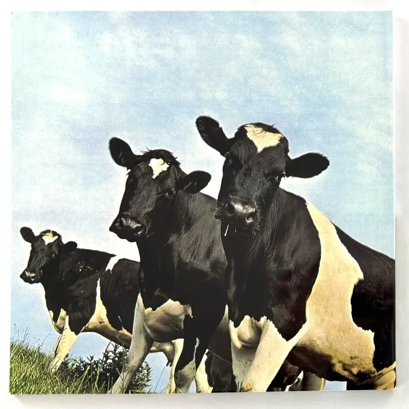 Nick Mason, Roger Waters — Roger Waters & Mason Signed Autograph Pink Floyd Atom Heart Mother Album BAS COA, image 2