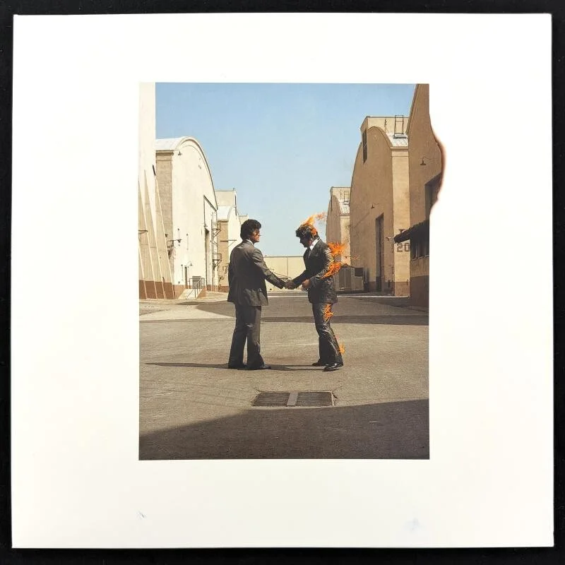 Nick Mason, Roger Waters — Roger Waters & Nick Mason Signed Autograph Wish You Were Here Album Beckett COA, изображение 2