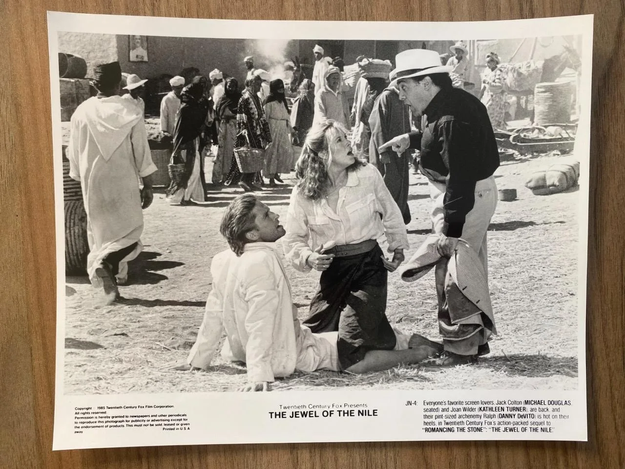 5 Original The Jewel of the Nile Press Film Still Photos 1985 Michael Douglas, изображение 2
