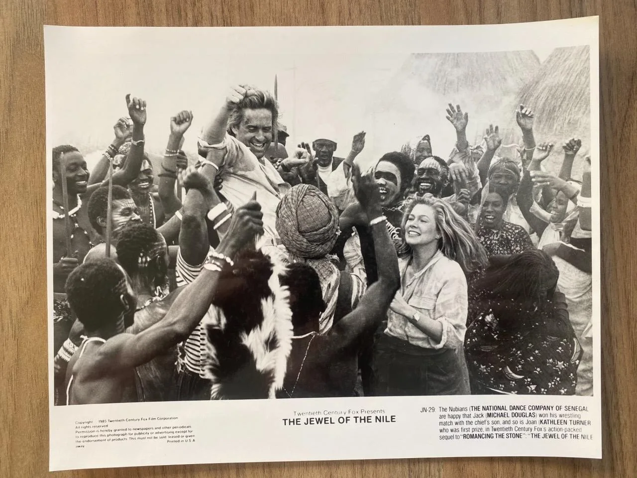 5 Original The Jewel of the Nile Press Film Still Photos 1985 Michael Douglas, изображение 3