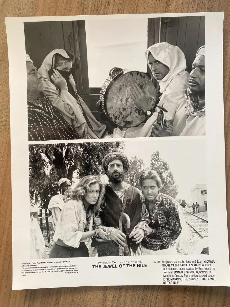 5 Original The Jewel of the Nile Press Film Still Photos 1985 Michael Douglas, изображение 5