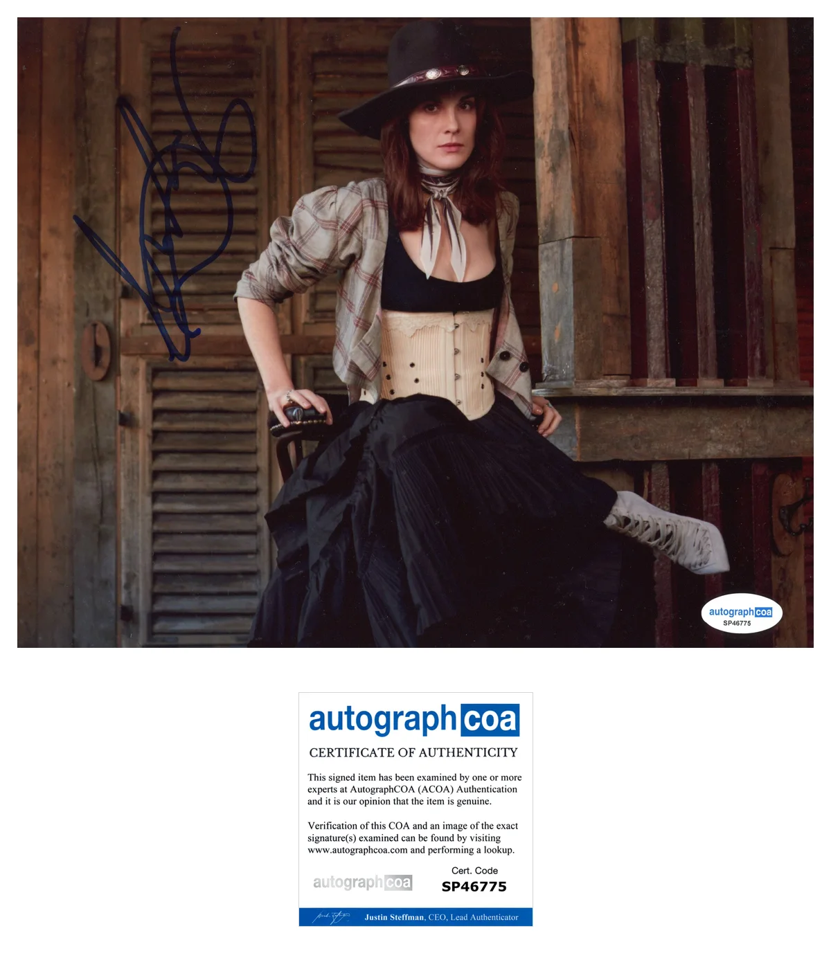 Michelle Dockery Sexy Autographed Signed 8x10 Photo ACOA, изображение 2