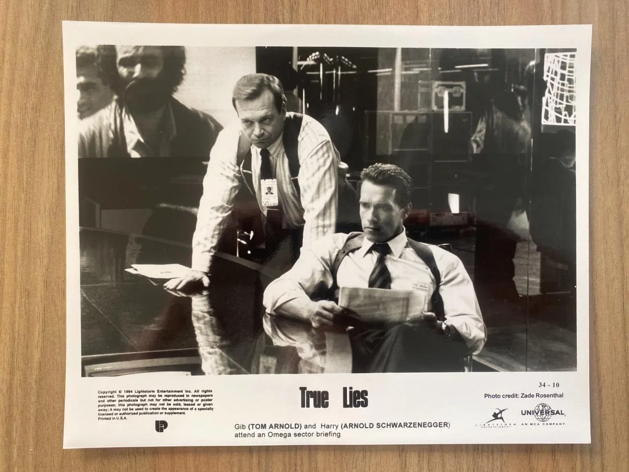 4 Original True Lies Press Film Still Photos 1994 Arnold Schwarzenegger, image 4