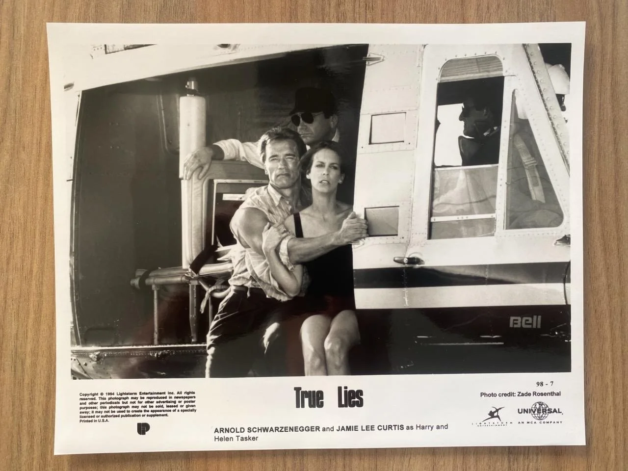 4 Original True Lies Press Film Still Photos 1994 Arnold Schwarzenegger, image 5