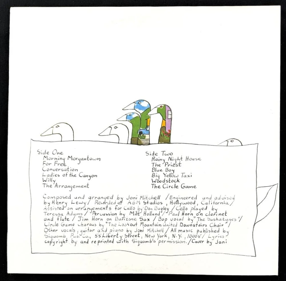 Joni Mitchell — Joni Mitchell Signed Autograph Ladies of the Canyon Album Vinyl Record - Beckett, изображение 2