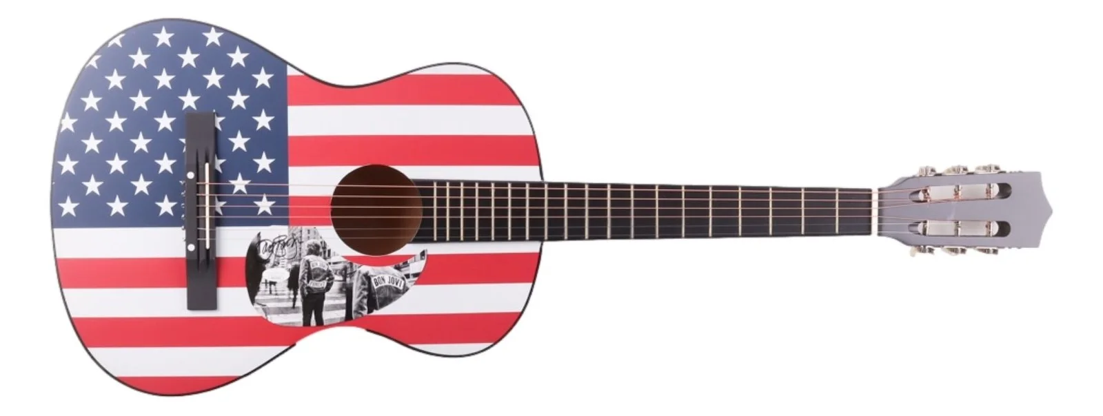 Jon Bon Jovi — Jon Bon Jovi Signed 38" USA Acoustic Guitar JSA Hologram