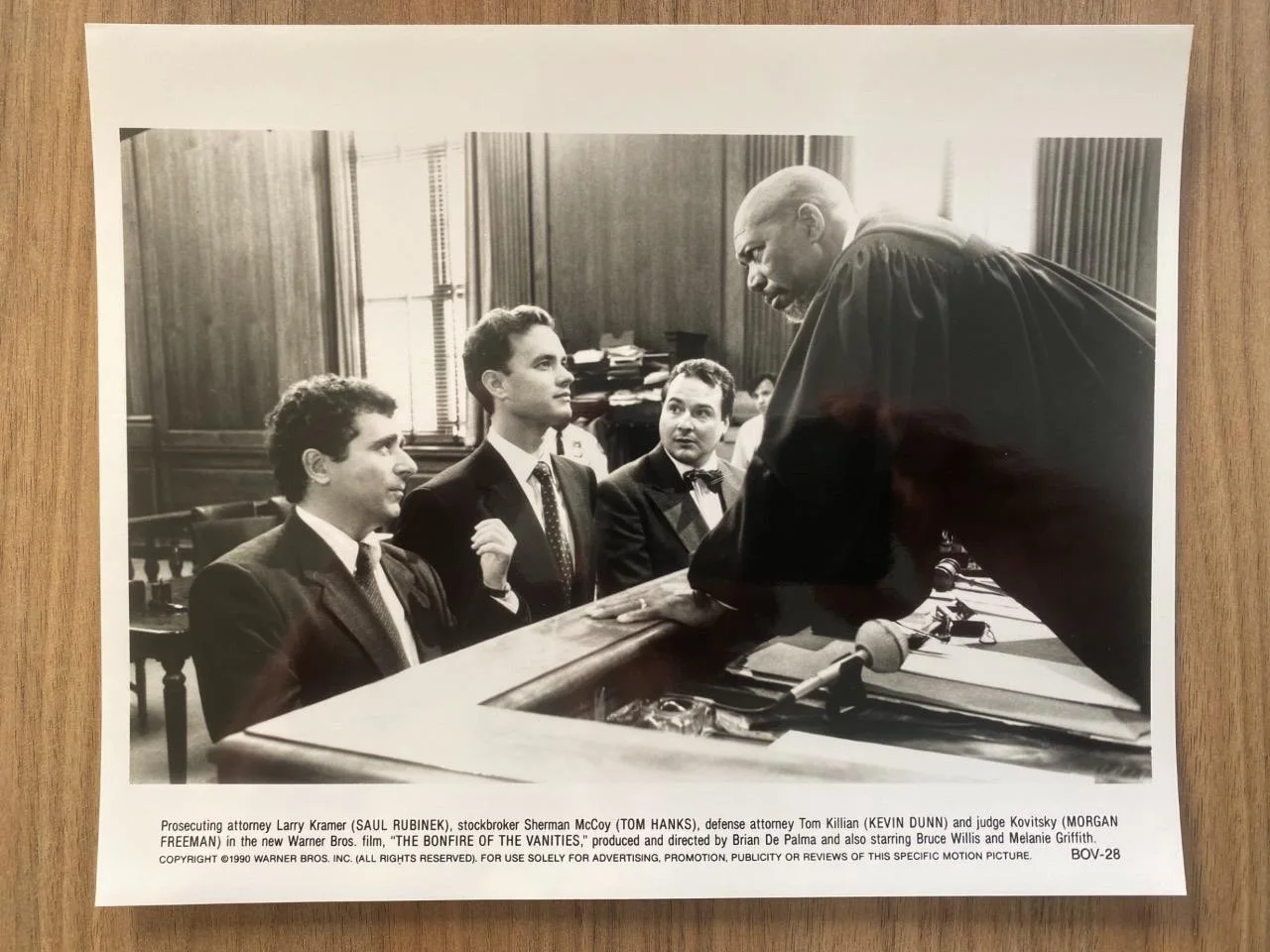 4 Original The Bonfire of the Vanities Press Film Still Photos 1990 Tom Hanks, изображение 4