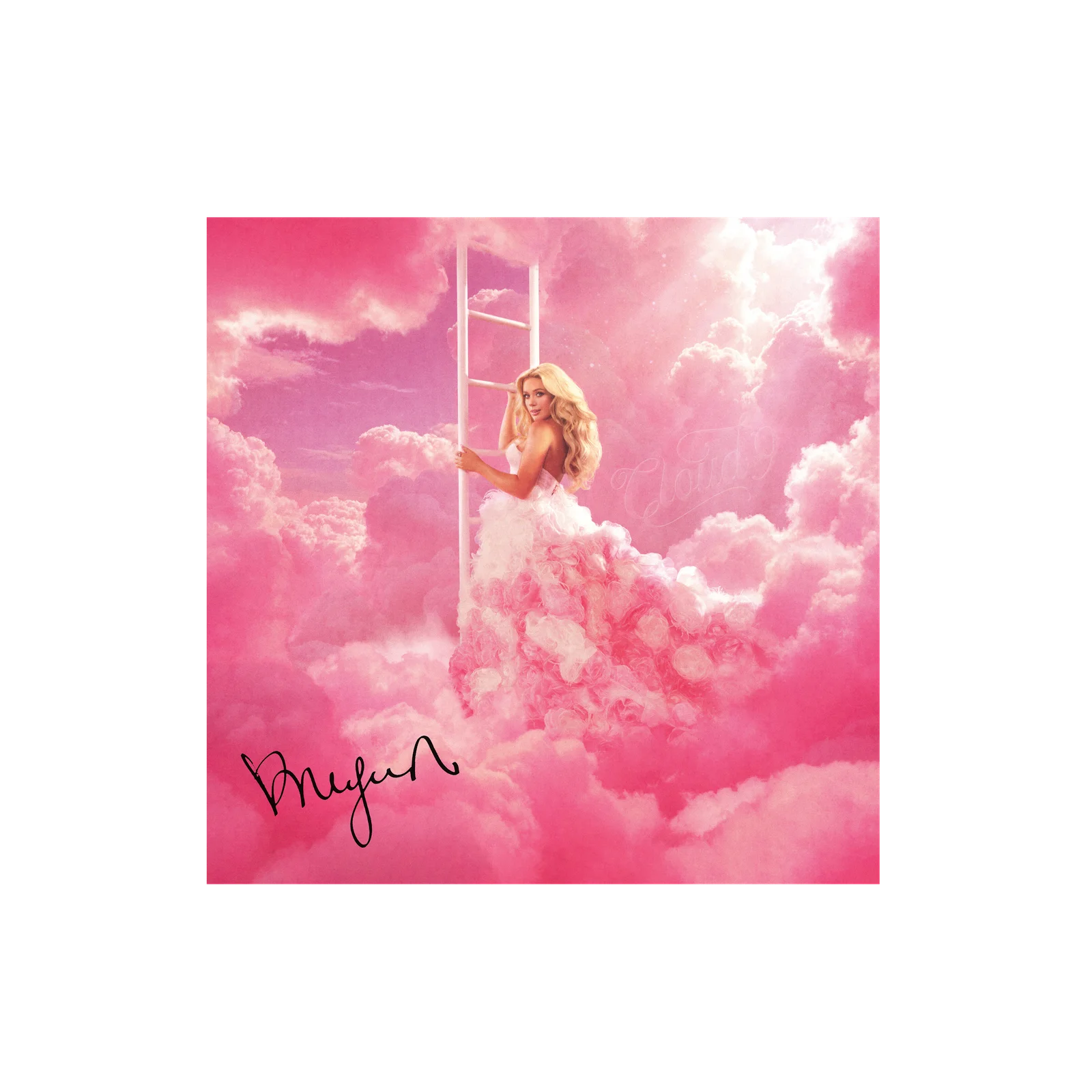 Megan Moroney Vinyl Cloud 9 Signed Pink LP Autographed Record New Sealed, изображение 3