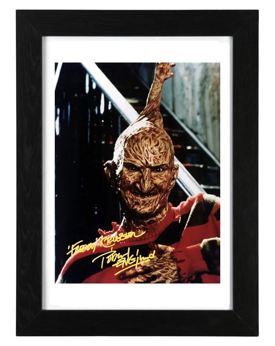 Robert Englund Signed Autograph PHOTO Pre Print / Framed / Freddy, image 2