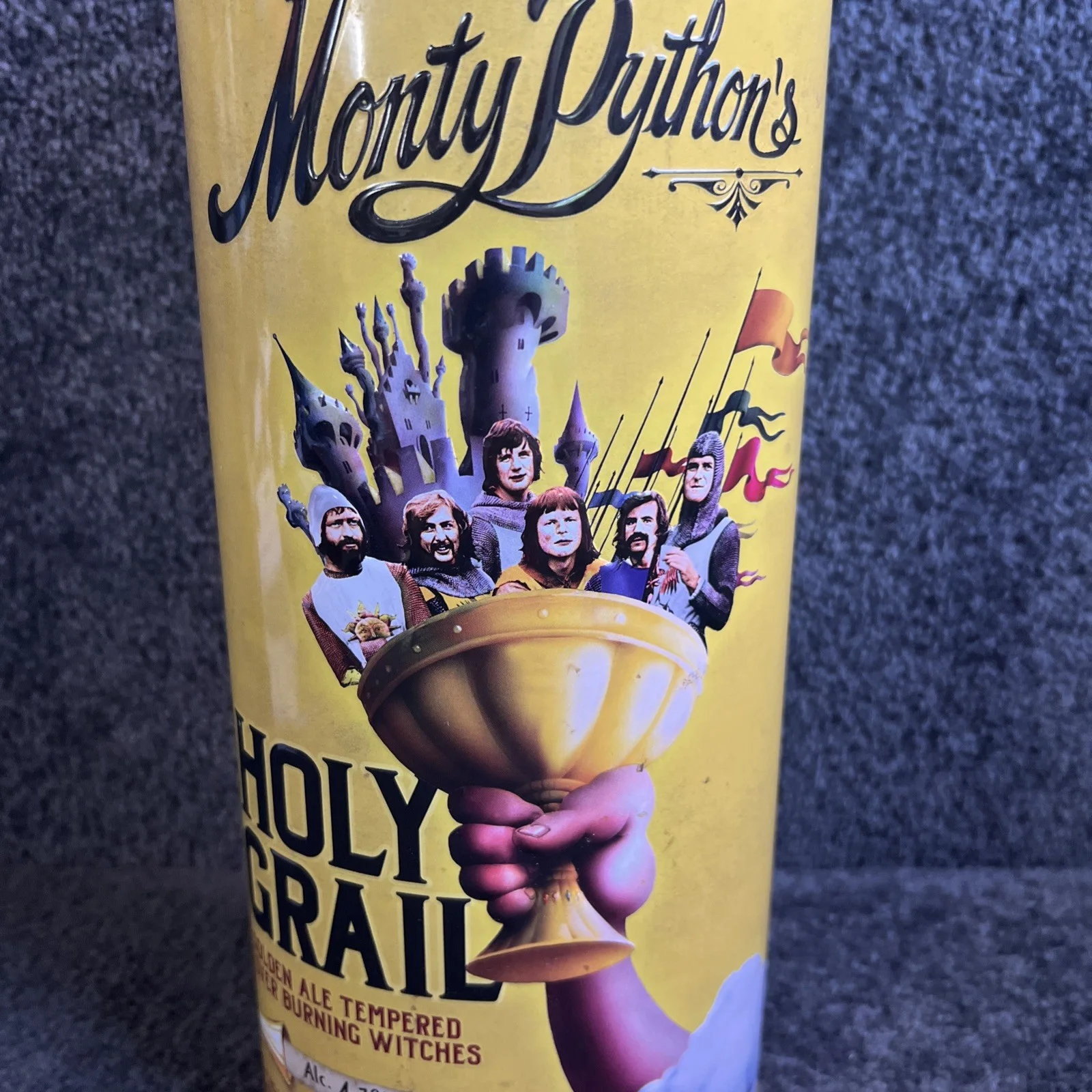 Monty Python Holy Grail Golden Ale Empty Collectors Tin (w2), image 3