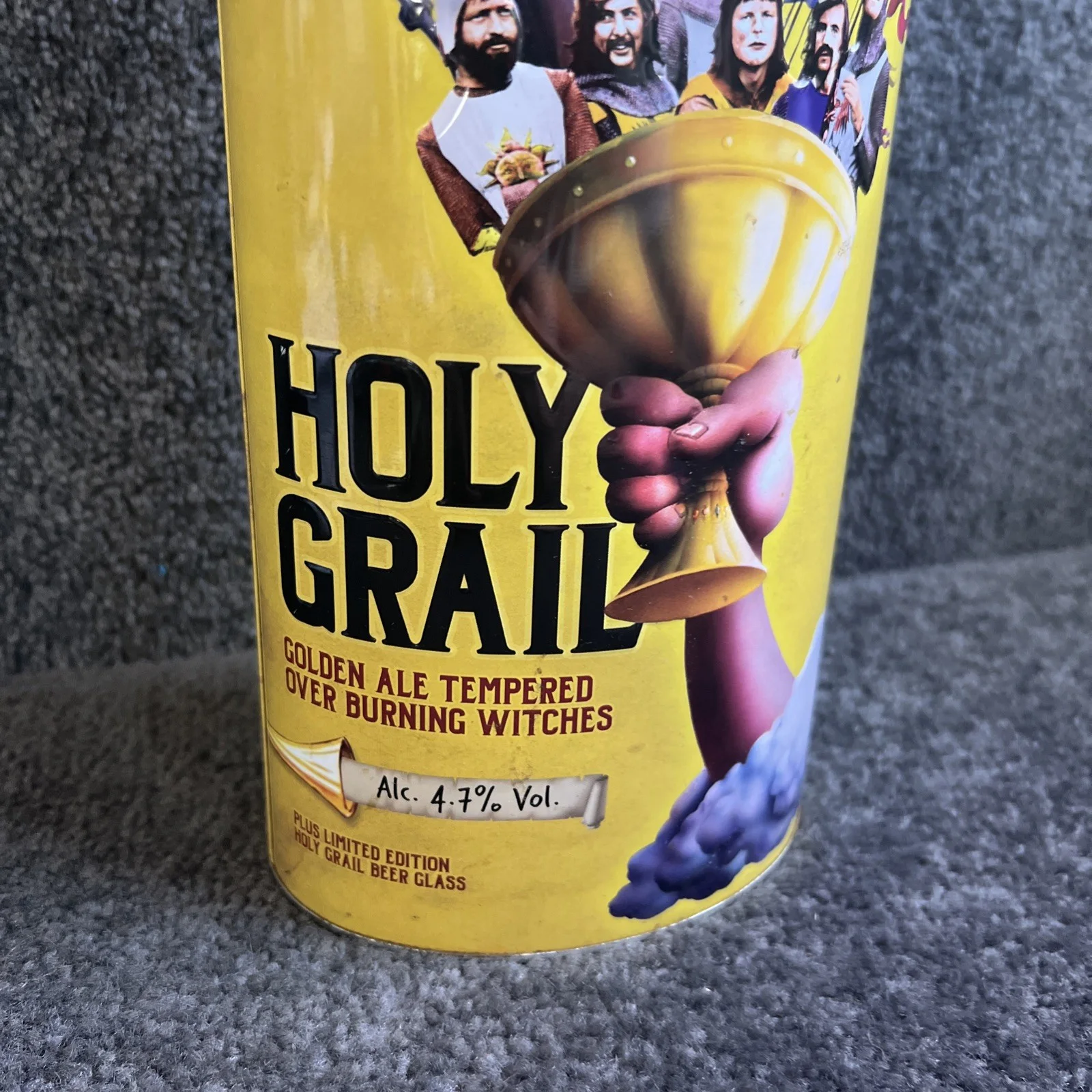 Monty Python Holy Grail Golden Ale Empty Collectors Tin (w2), image 4
