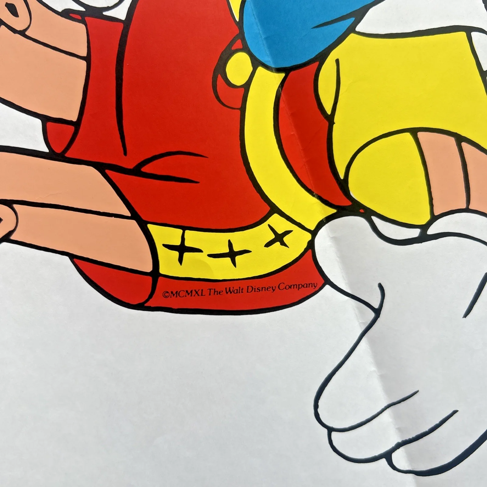 Disney's Pinocchio Film - Original UK Character Quad Poster - 1978 Re-release, изображение 5