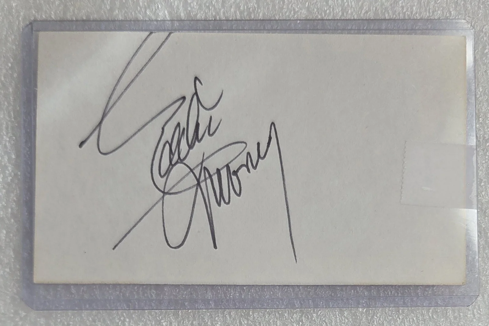 EDDIE MONEY BAS BECKETT COA SIGNED INDEX CARD AUTOGRAPHED ROCK MUSIC SINGER, image 2