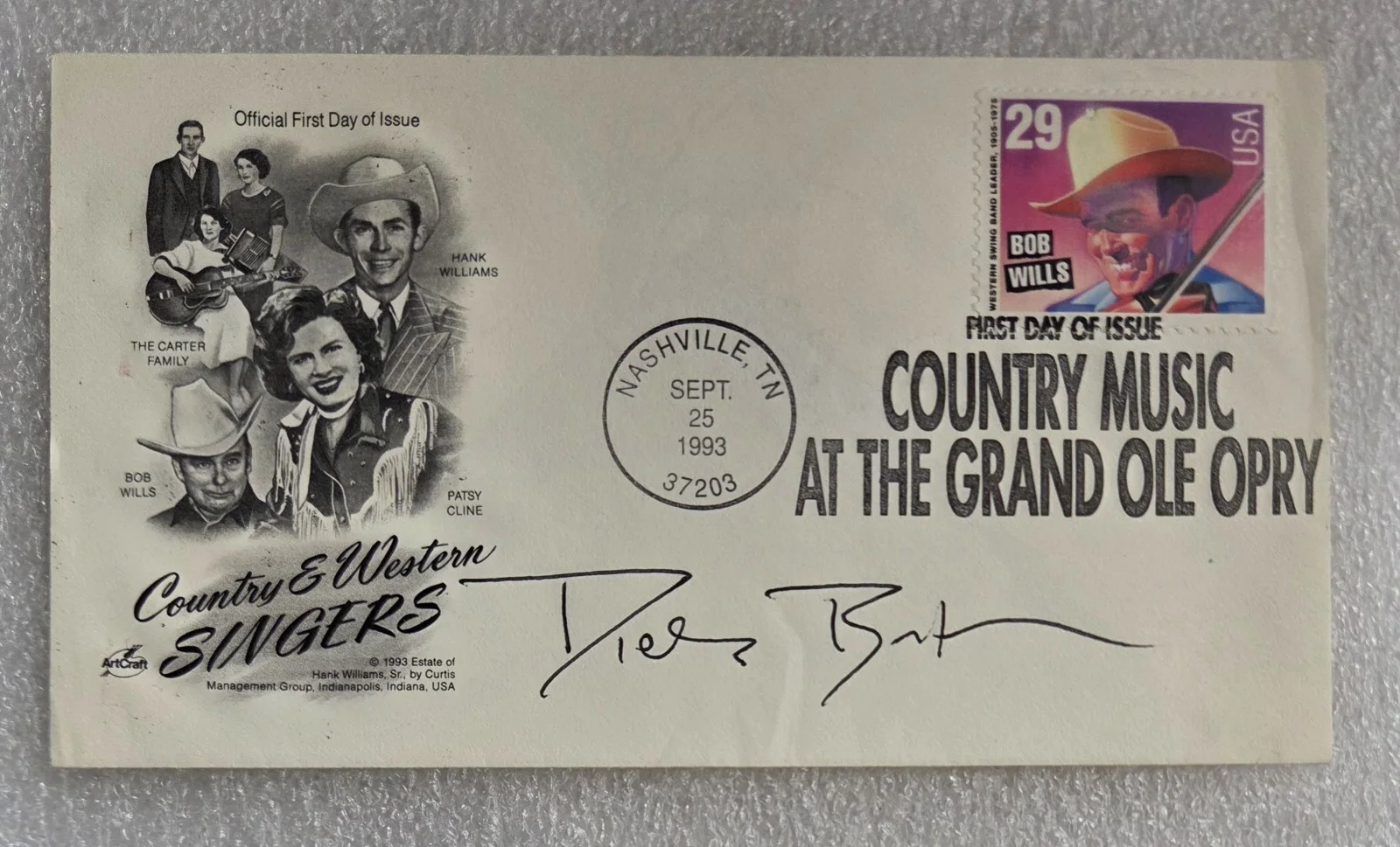 DIERKS BENTLEY BAS BECKETT COA SIGNED ENVELOPE AUTOGRAPHED COUNTRY MUSIC, изображение 2