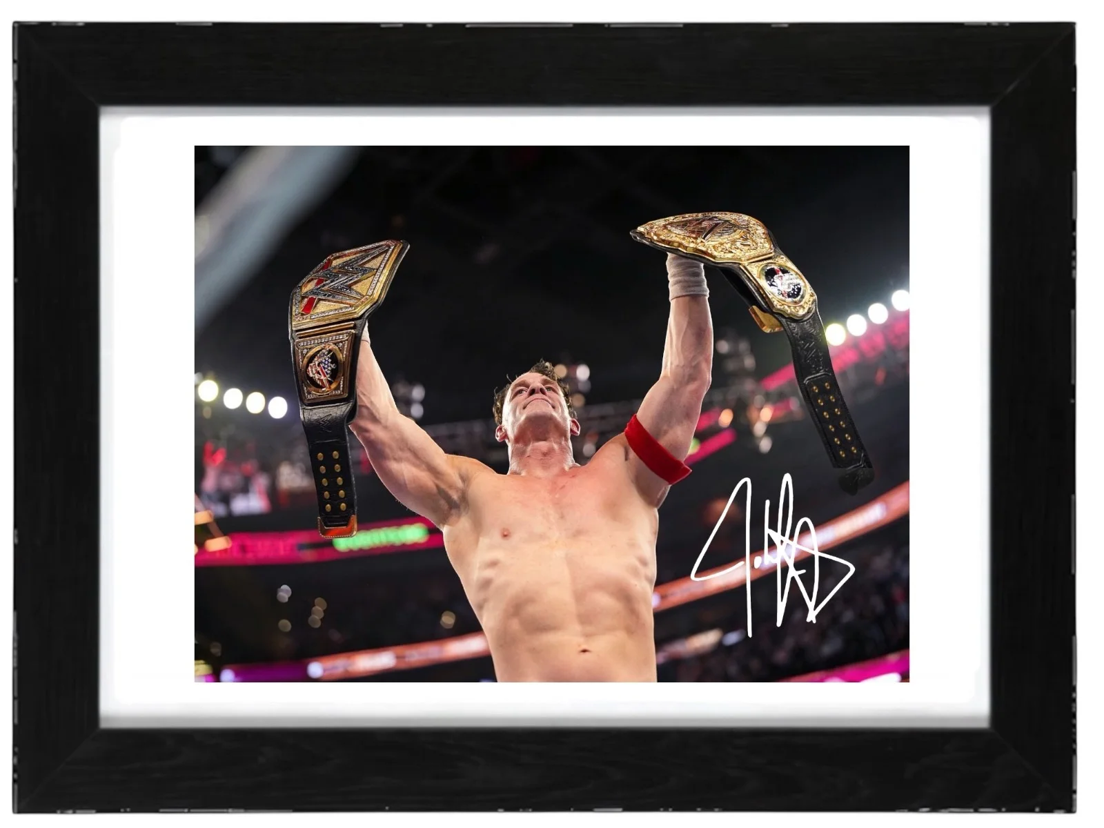 John Cena Signed Autograph 6X4 PHOTO Pre Print Wrestling / WWE, image 2