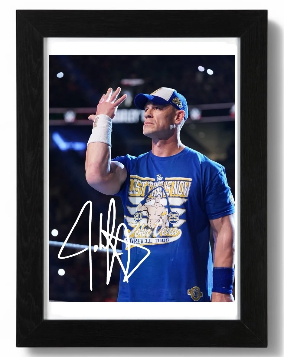 John Cena Signed Autograph 6X4 PHOTO Pre Print Wrestling / WWE, image 2