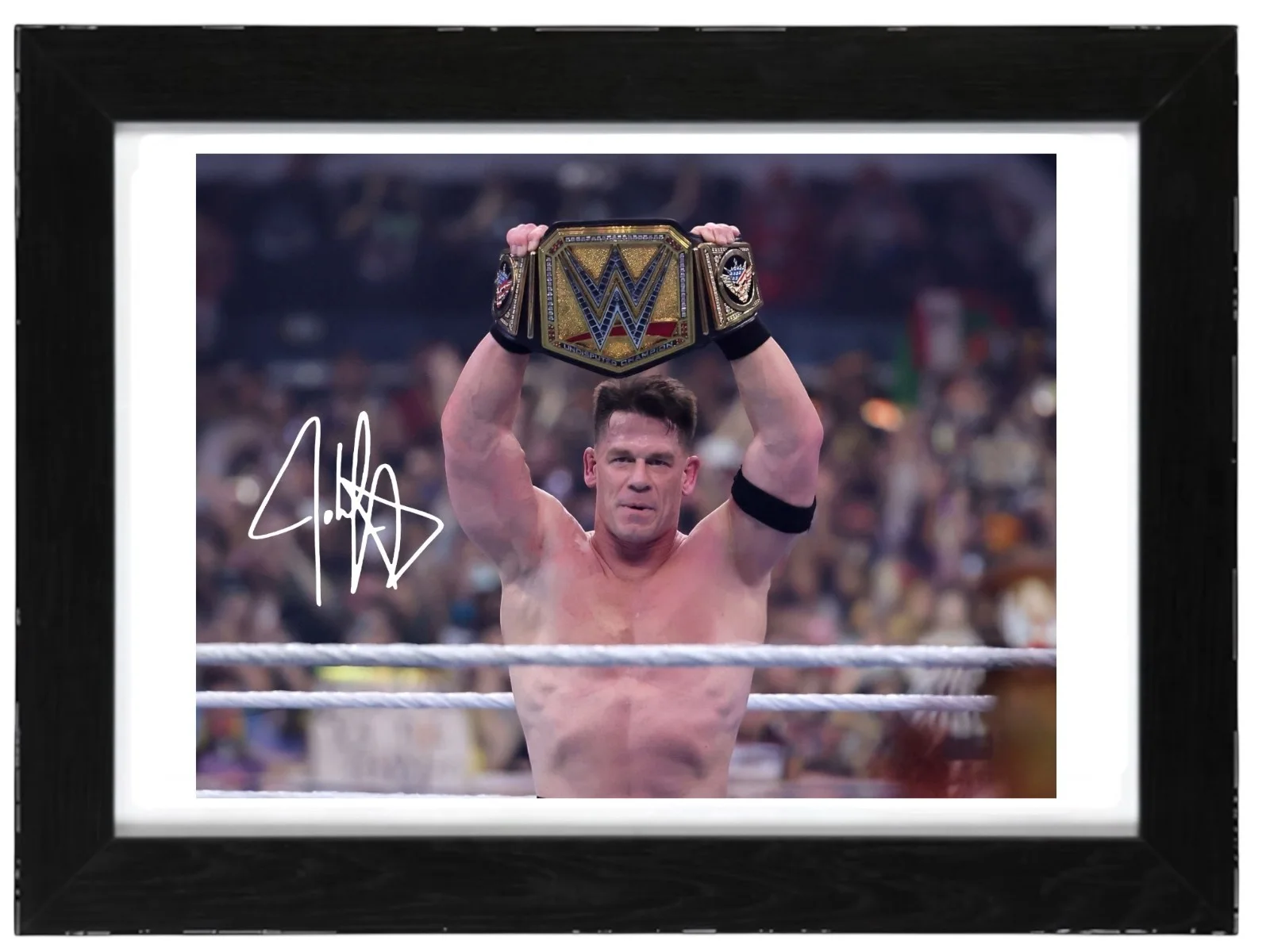 John Cena Signed Autograph 6X4 PHOTO Pre Print Wrestling / WWE, image 2