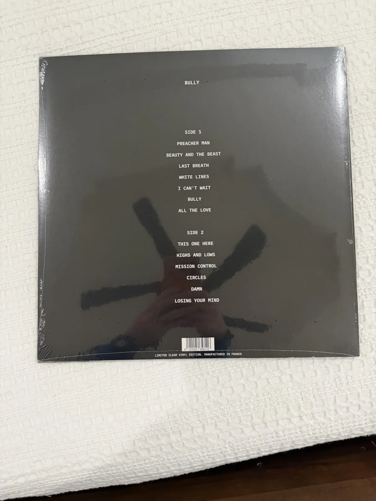 Kanye West “Bully” Signed Vinyl LP Silver Limited Edition Autographed Ye, image 2