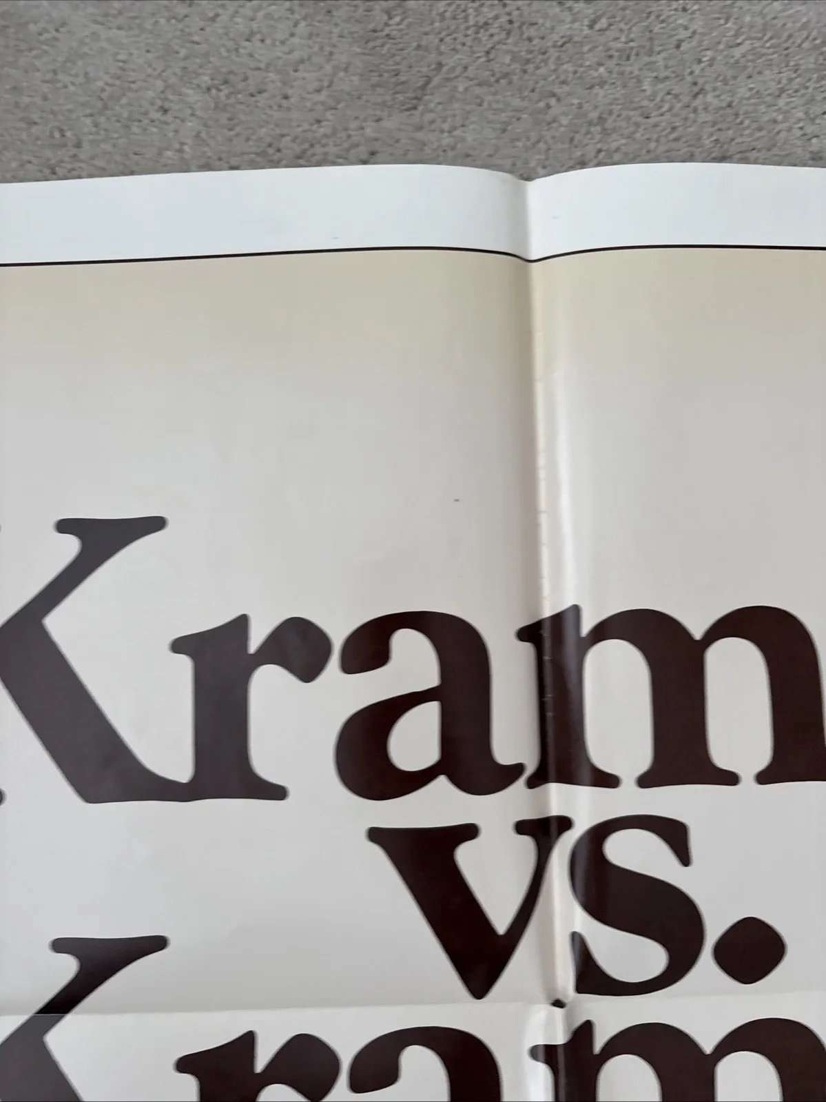 Kramer vs. Kramer (1979) Original US One Sheet Movie Poster, image 3