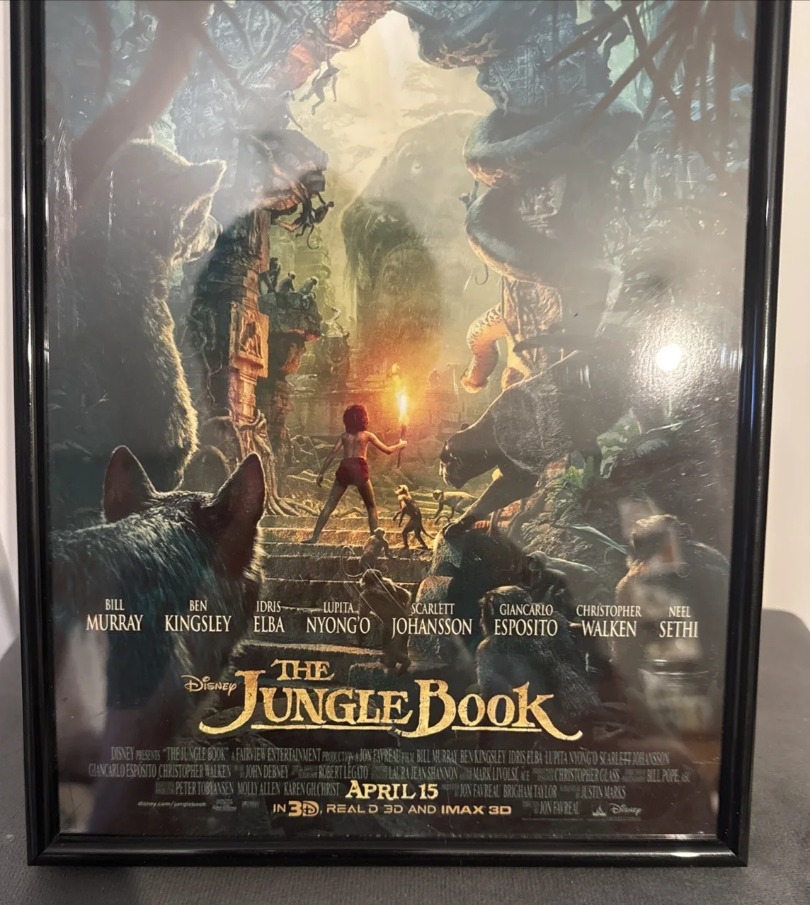 Cinema Poster: The Jungle Book Disney April 2016 Cinema Movie Poster 24"x 36", изображение 2