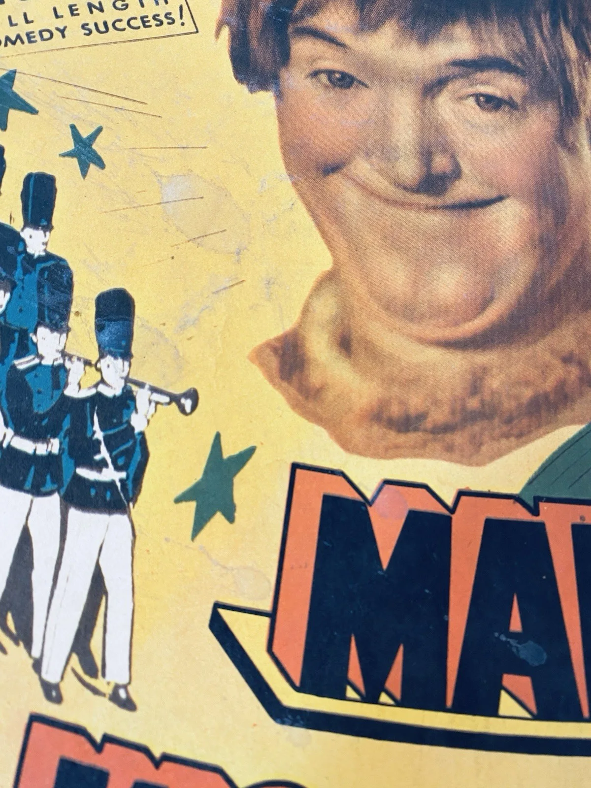 Laurel & Hardy Vintage Film Poster March Of The Wooden Soldiers (1934) USA 1960s, изображение 3