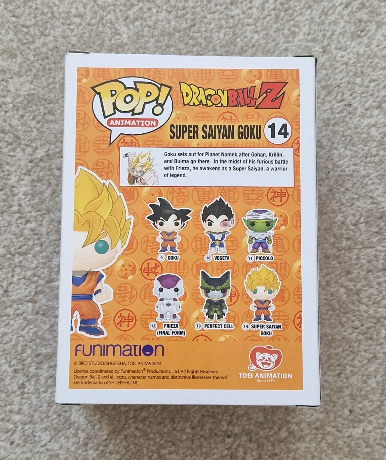 Super Saiyan Goku # 14 DragonBall Z - Funko Pop! Vinyl Figure in Box - N1, image 3