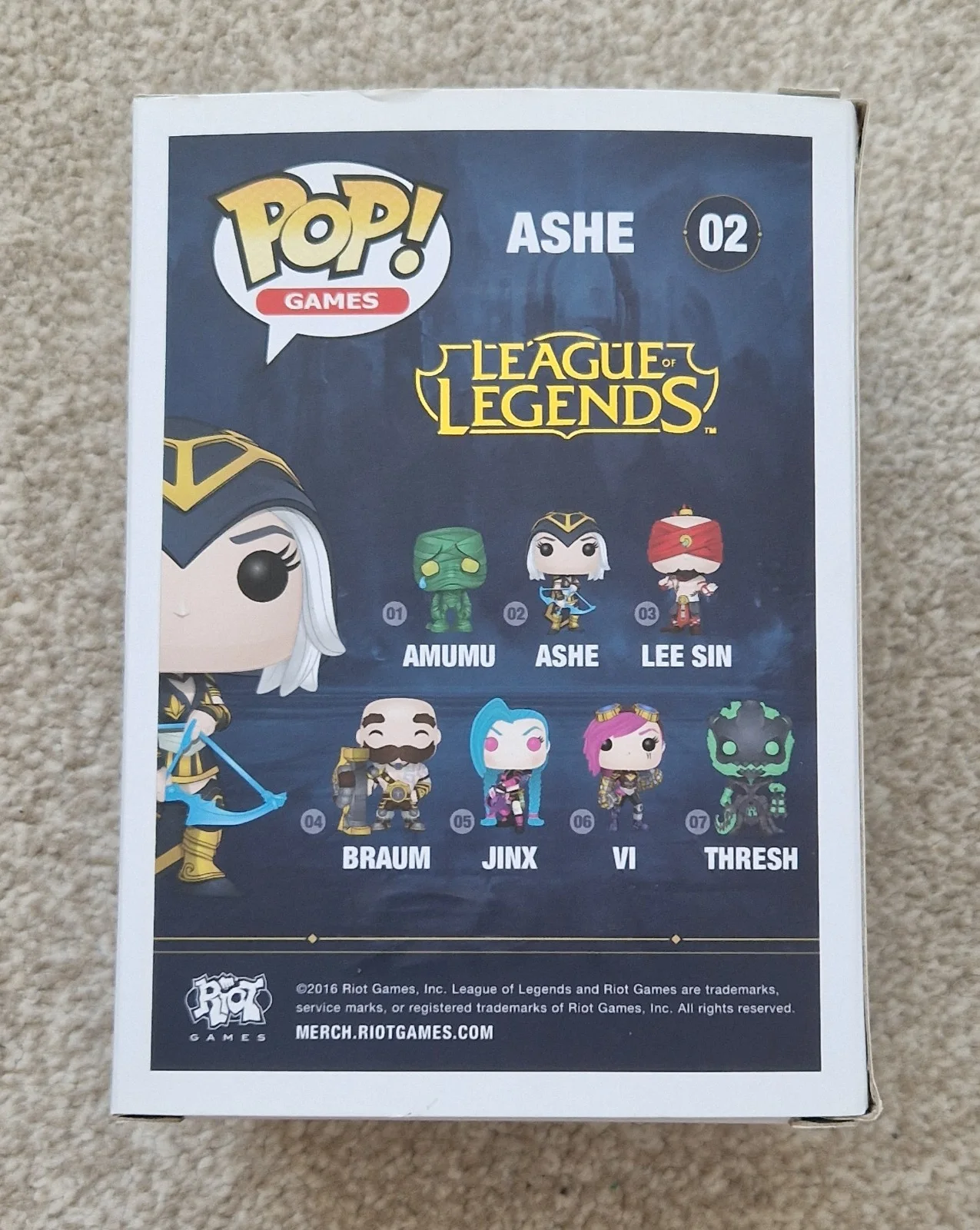 Ashe # 02 League of Legends Funko Pop! Games Vinyl Figure in Box - N1, изображение 3