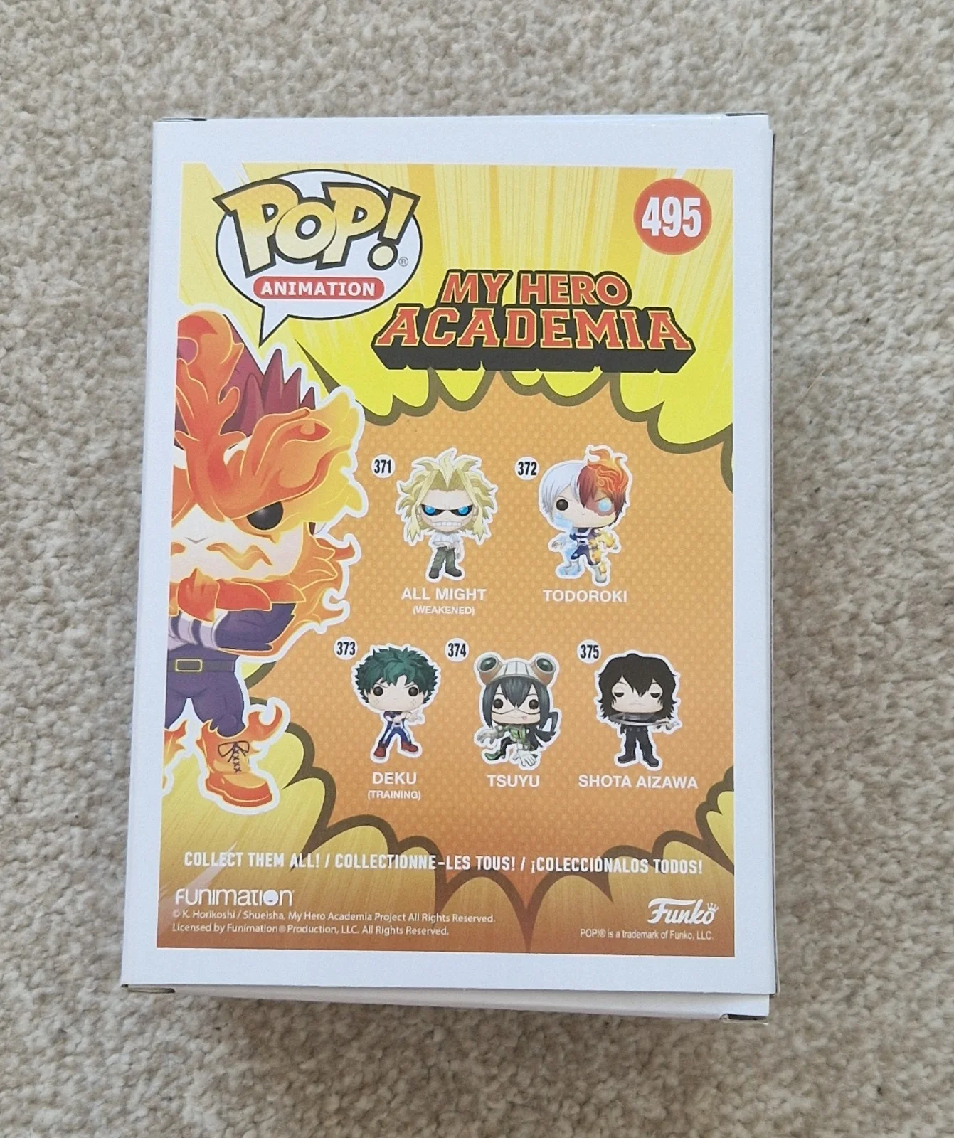 Endeavor # 495 My Hero Academia - Funko Pop! Vinyl Figure in Box - N1, изображение 3