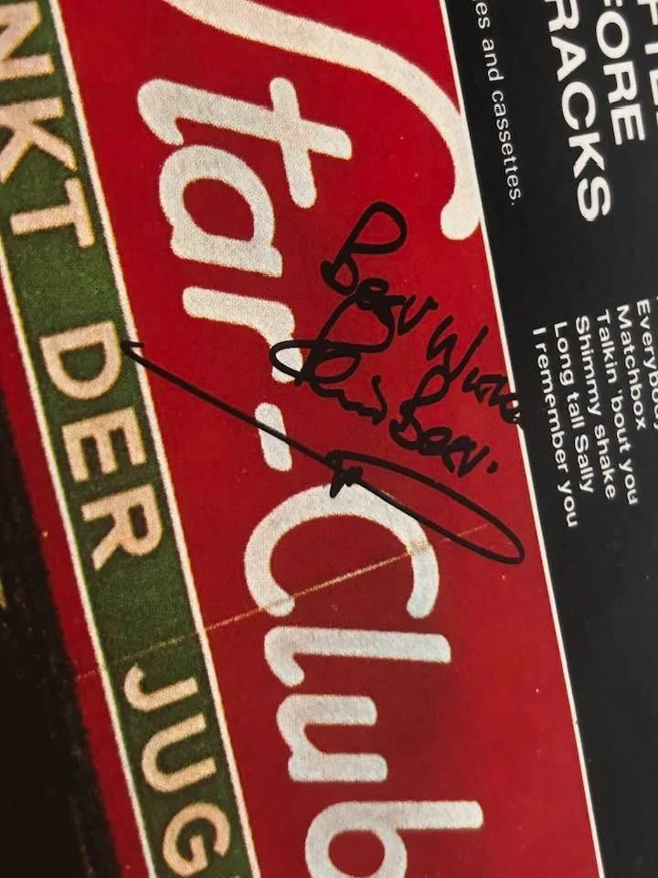 Pete Best The Beatles Signed Autographed 1962 Live At The Star Club 2 LP, изображение 2