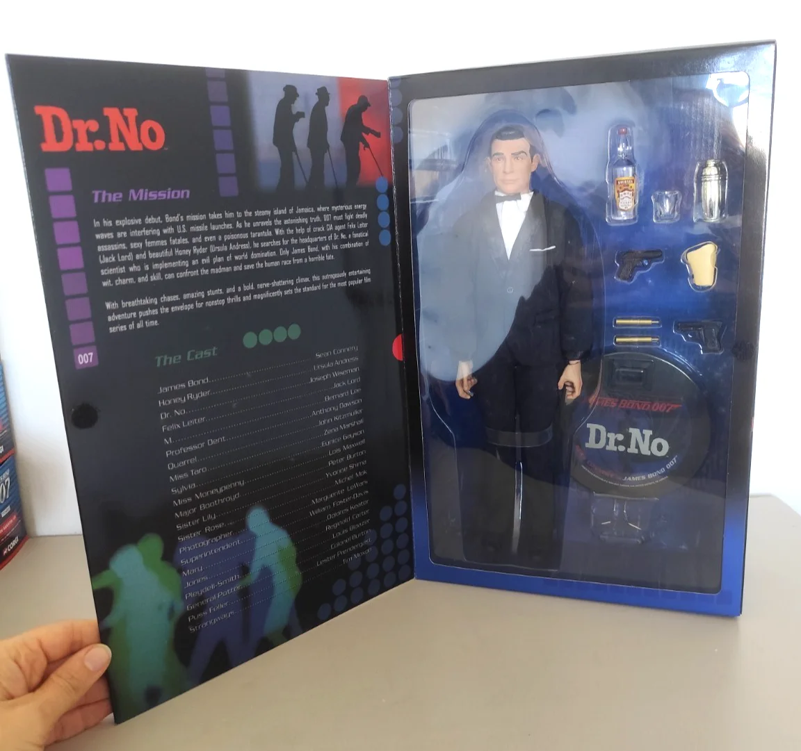 James Bond 007 Sideshow Dr No Sean Connery 12” Figure Factory Sealed Boxed, изображение 2