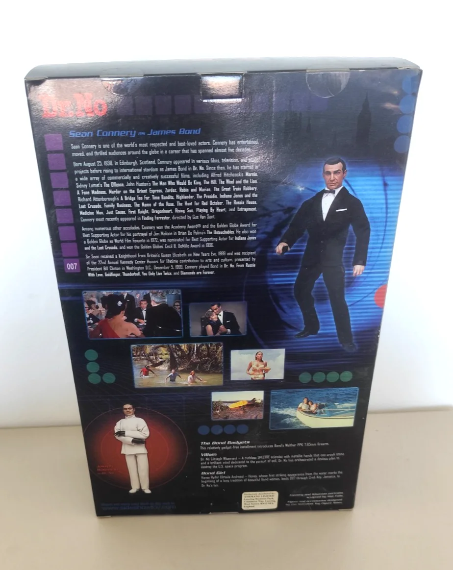 James Bond 007 Sideshow Dr No Sean Connery 12” Figure Factory Sealed Boxed, изображение 5