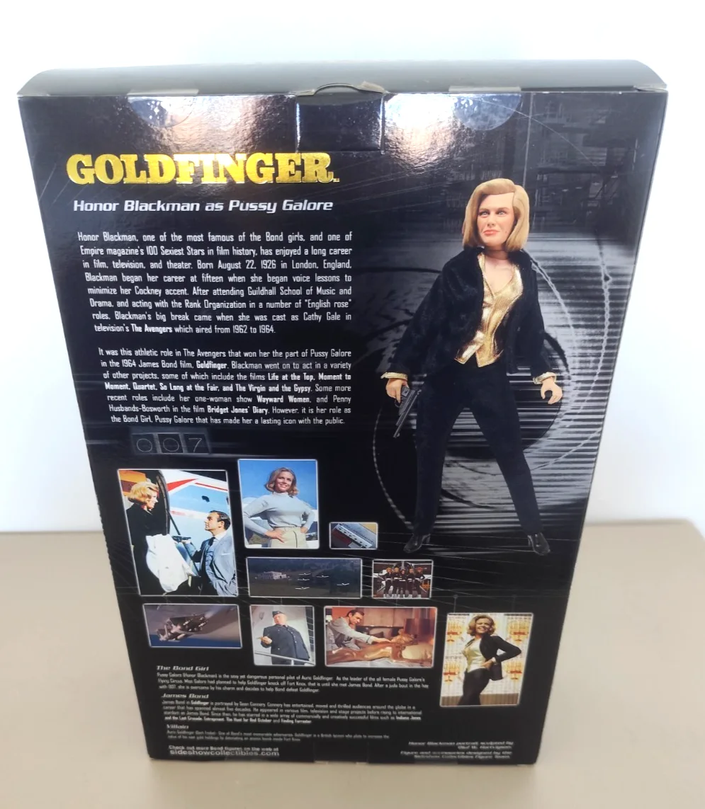 James Bond 007 Sideshow Pussy Galore Honor Blackman 12” Figure Goldfinger Sealed, image 4