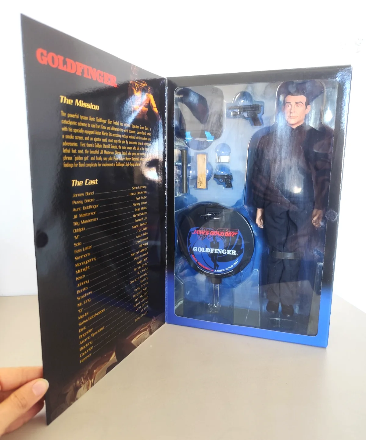 Sideshow James Bond 007 Sean Connery Goldfinger 12” Figure Sealed MIB Boxed, изображение 2