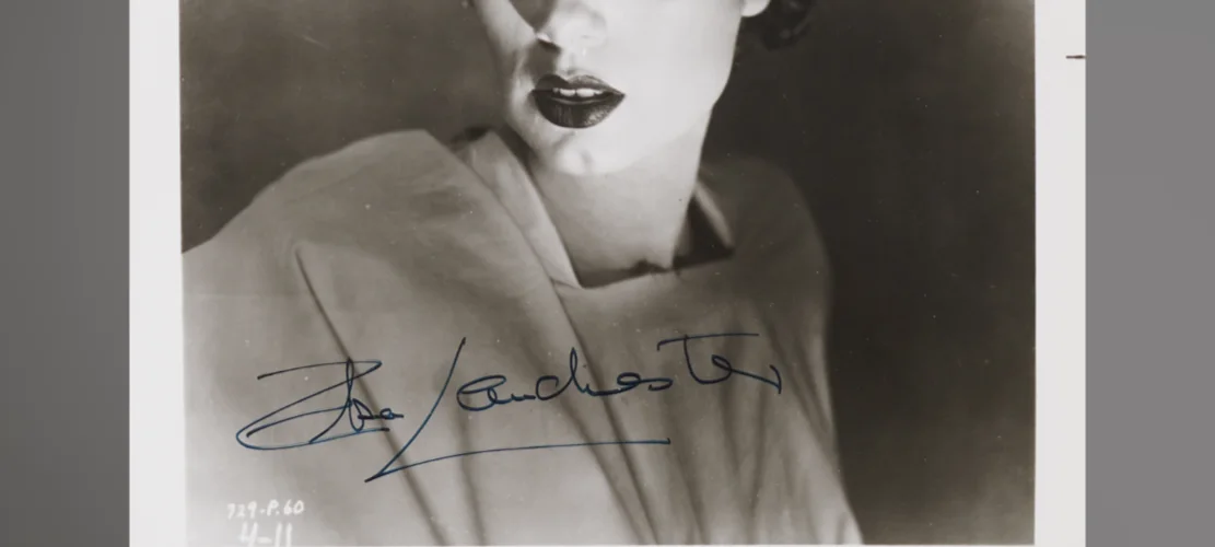 Elsa Lanchester "Bride of Frankenstein" Signed Iconic Photo with PSA/DNA, изображение 2