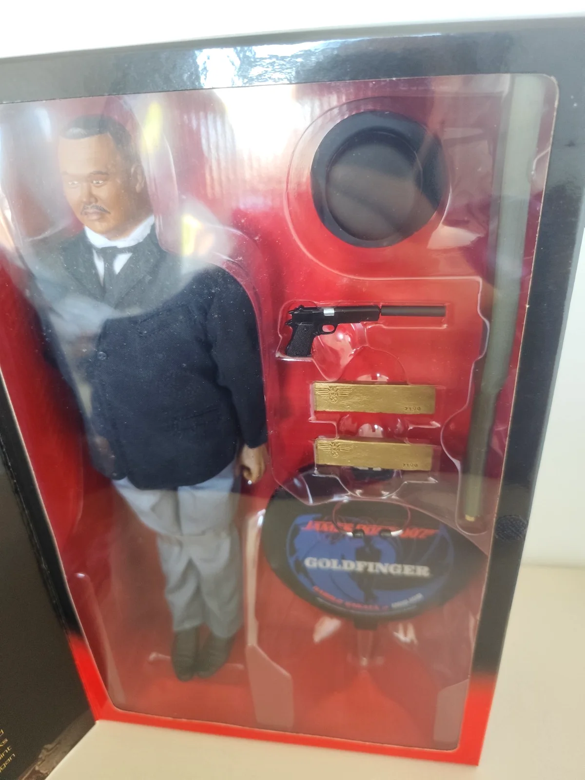 James Bond 007 Sideshow Goldfinger Oddjob Harold Sakata 12” Figure Sealed Boxed, image 3