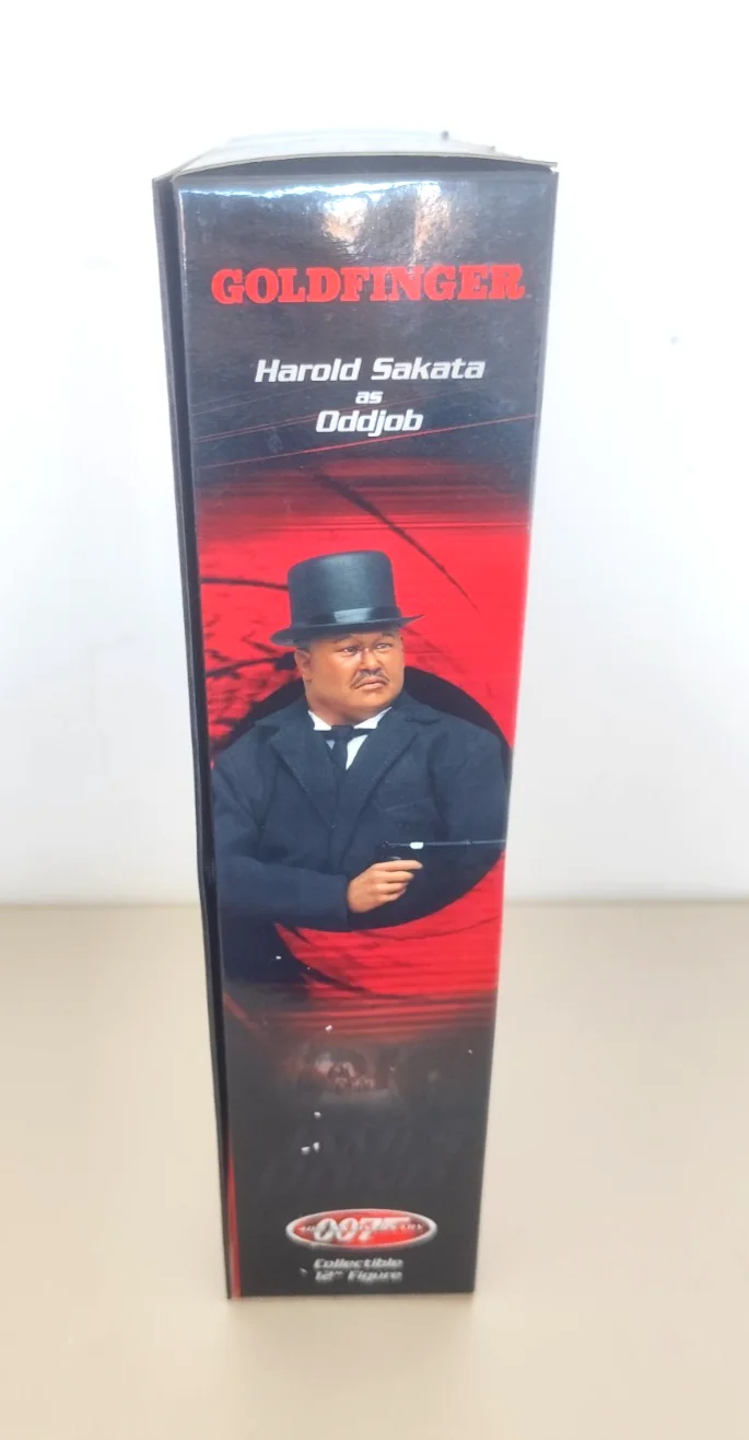 James Bond 007 Sideshow Goldfinger Oddjob Harold Sakata 12” Figure Sealed Boxed, image 5