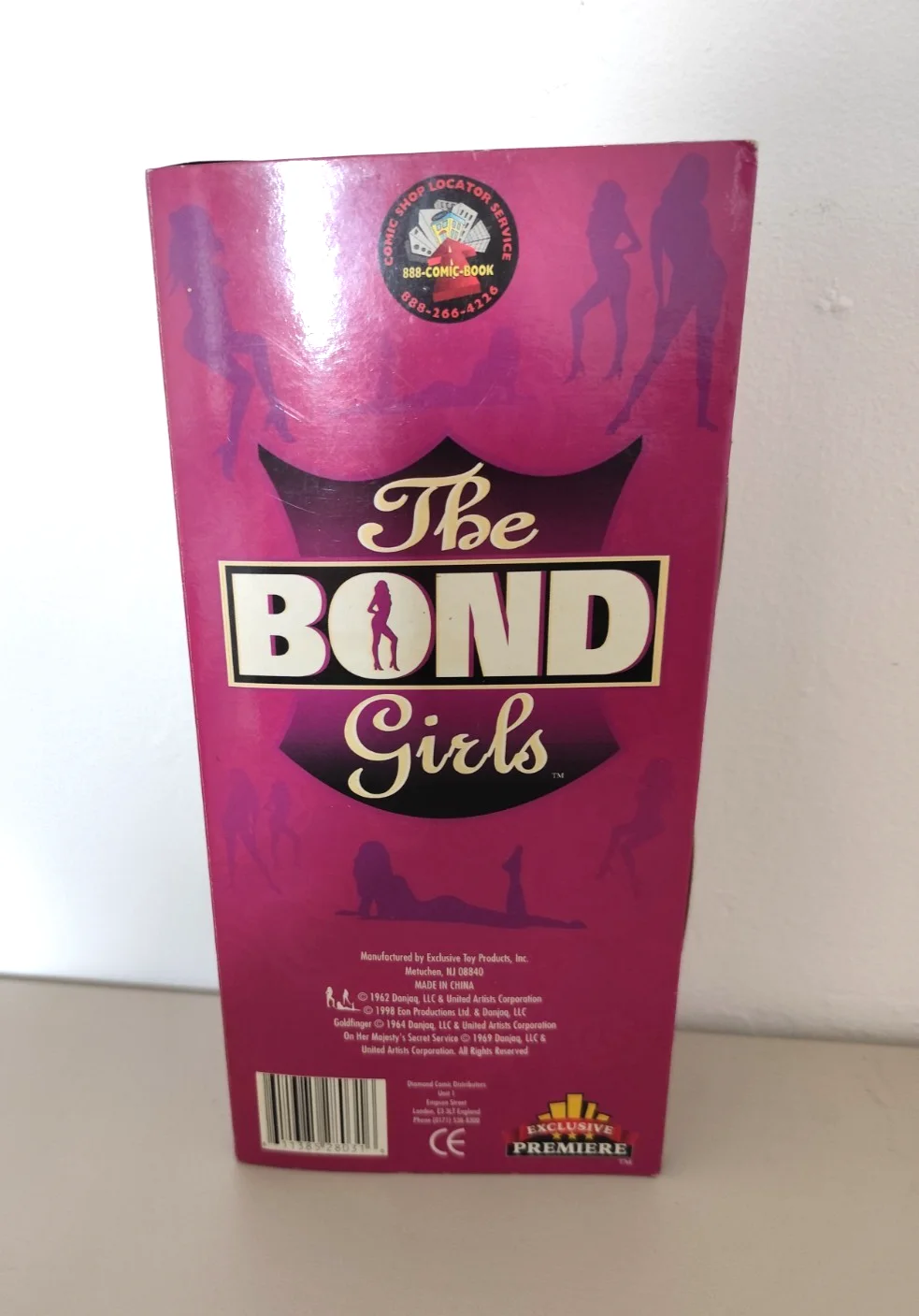 James Bond 007 Bond Girls Goldfinger Jill Masterson Figure Boxed 1990s Doll, изображение 4