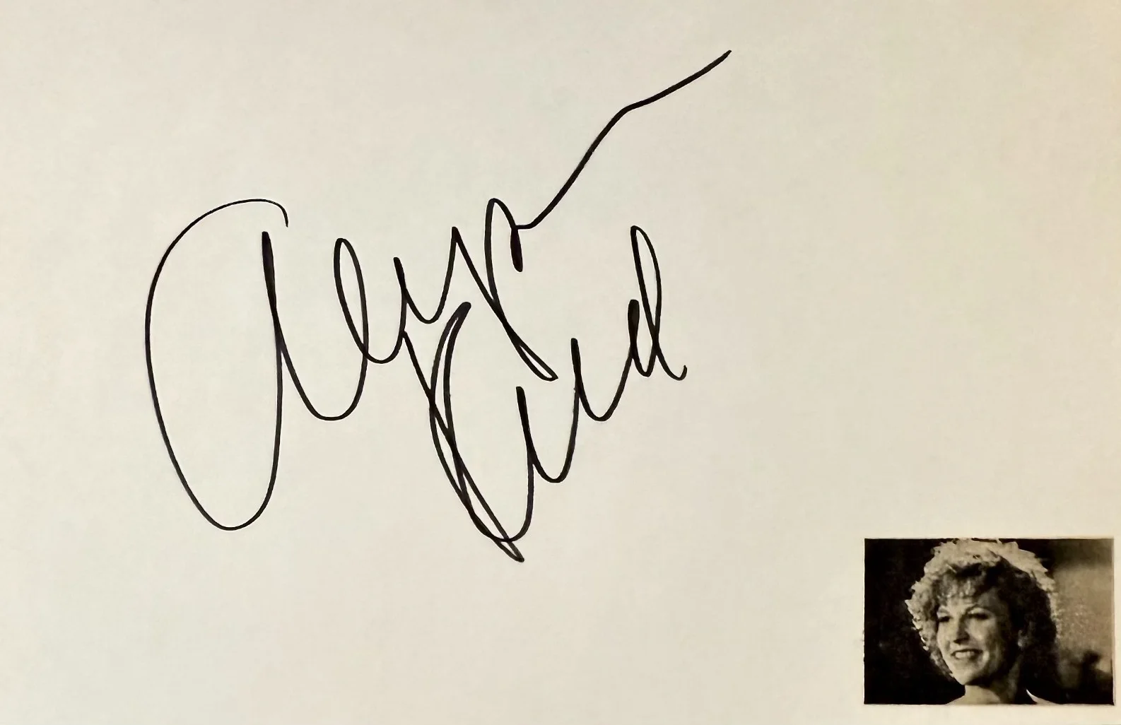 Alyson Reed — ALYSON REED Signed Autographed 4x6 INDEX CARD High School Musical A Chorus Line, изображение 3