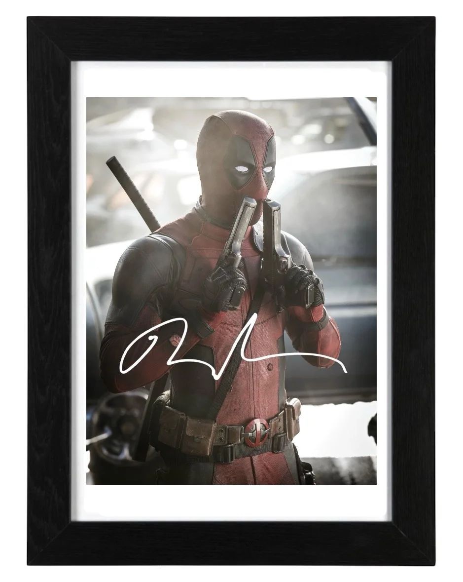 Ryan Reynolds Signed Autograph 6X4 PHOTO Pre Print Film Deadpool, image 2