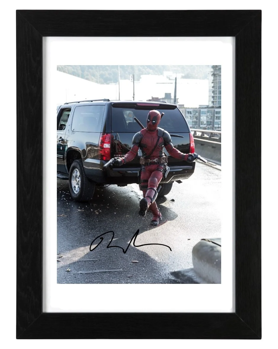 Ryan Reynolds Signed Autograph 6X4 PHOTO Pre Print Film Deadpool, изображение 2