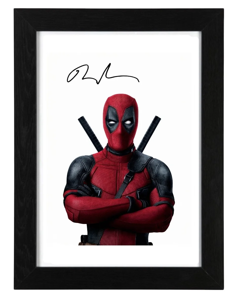 Ryan Reynolds Signed Autograph PHOTO Pre Print / Framed Deadpool, image 2