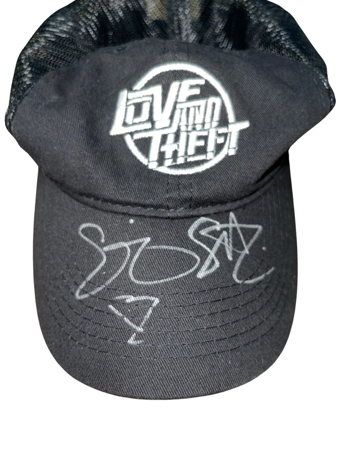 Love and Theft Country Music Band Signed Autographed Hat Authentic, image 2