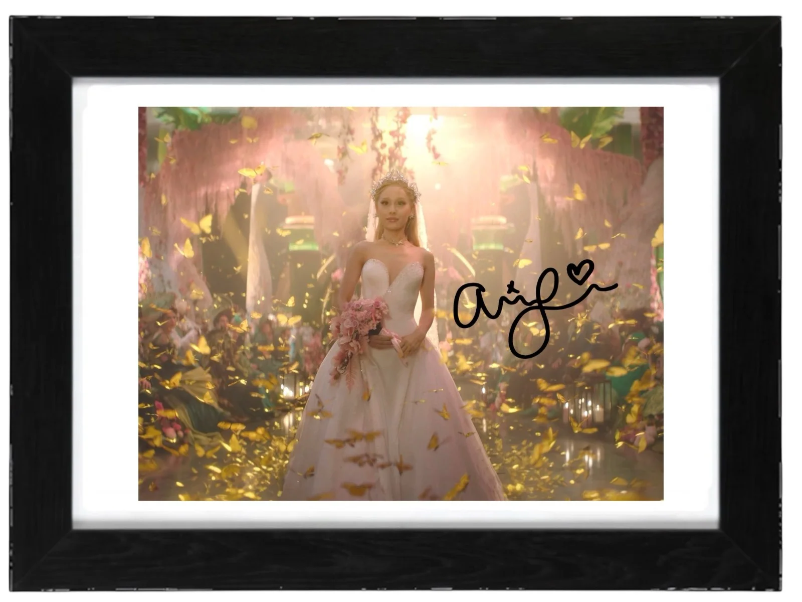 Ariana Grande Signed Signed Autograph PHOTO Pre Print / Framed Wicked, image 2