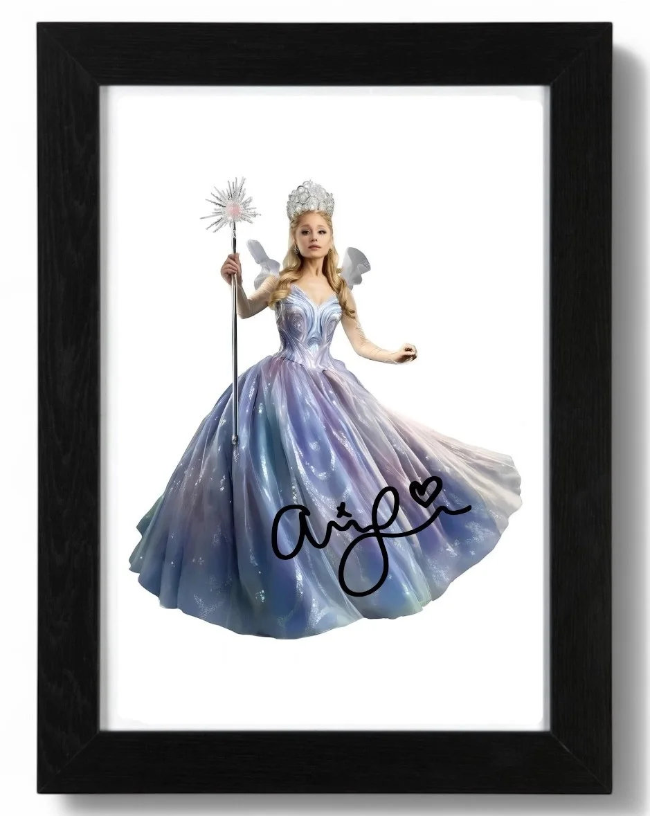 Ariana Grande Signed Autograph PHOTO Pre Print / Framed Pre Print Wicked, изображение 2