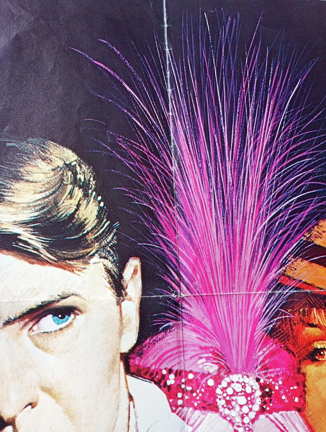DAVID BOWIE – JUST A GIGOLO – ORIGINAL 1978 GERMAN FILM POSTER 33" X 23", изображение 3