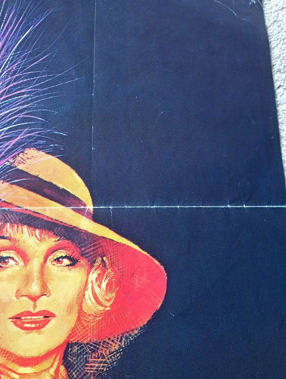 DAVID BOWIE – JUST A GIGOLO – ORIGINAL 1978 GERMAN FILM POSTER 33" X 23", изображение 4