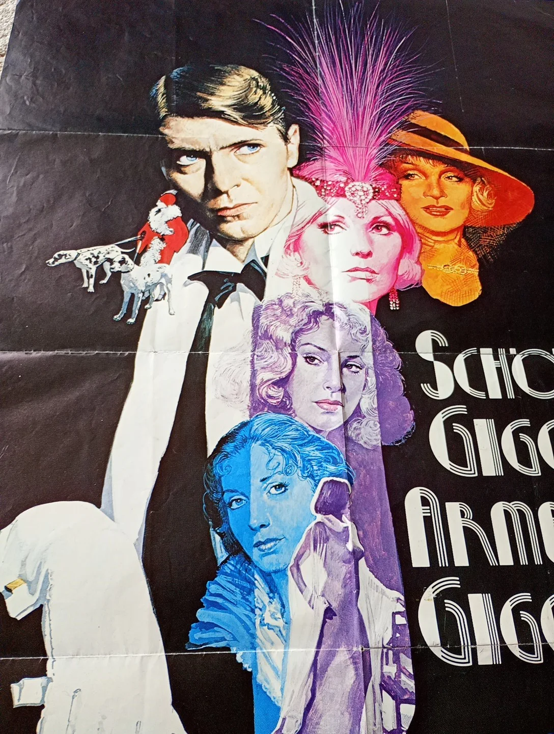 DAVID BOWIE – JUST A GIGOLO – ORIGINAL 1978 GERMAN FILM POSTER 33" X 23", изображение 5