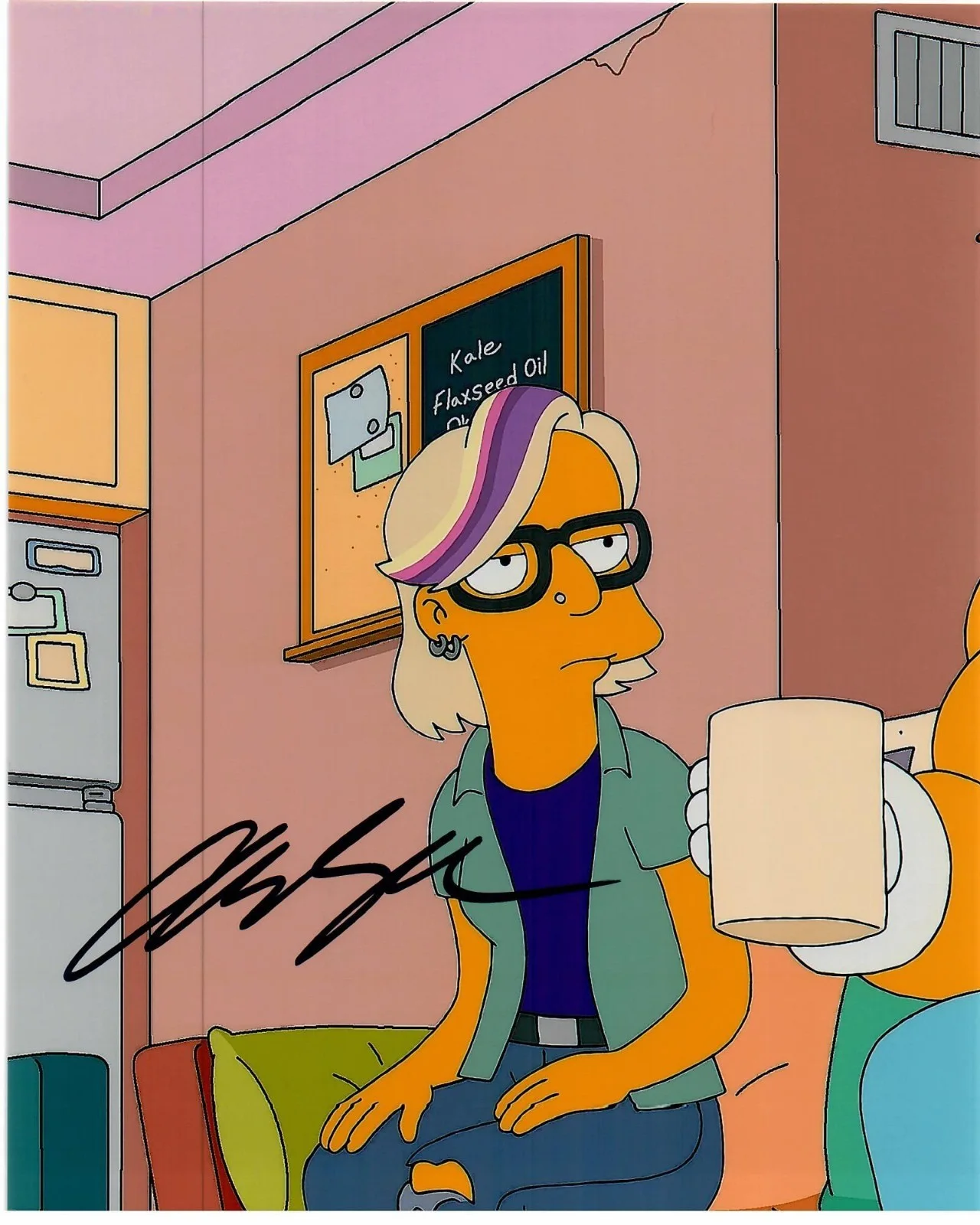 Aubrey Plaza — Aubrey Plaza Voice For Amber Duffman The Simpsons Signed 8 x 10 Photo TTM COA